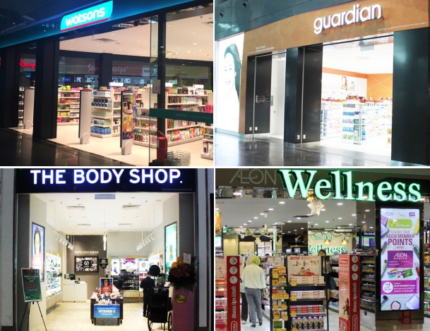 Beauty & Health Care Shops at klia2